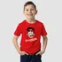 Camiseta Infantil Enaldinho Influencer Vermelha Youtuber Fãs