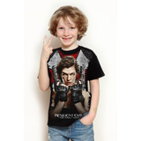 Camiseta Infantil Jogo Resident Evil The Final Chapter Linda