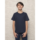 Camiseta Infantil Juvenil Básica 100  Algodão Menino Menina