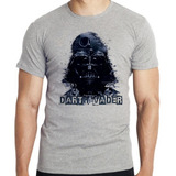 Camiseta Infantil Kids Darth Vader Star Wars Vilão Guerra