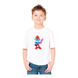 Camiseta Infantil Kids Smurfs