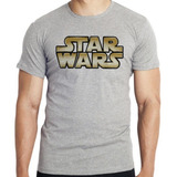 Camiseta Infantil Kids Star Wars Guerra Nas Estrelas Jornada