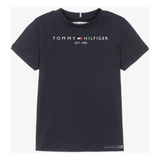 Camiseta Infantil Logo Clássico - Tommy Hilfiger - Marinho
