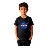 Camiseta Infantil Logo Nasa