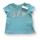 Camiseta Infantil Menina Baby Gap - Tam. 18 A 24 Meses