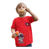 Camiseta Infantil Menino Astronauta