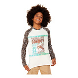 Camiseta Infantil Menino Estampada