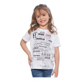 Camiseta Infantil Mensagem 