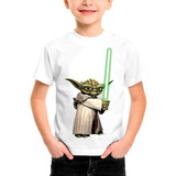 Camiseta Infantil Mestre Yoda