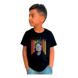 Camiseta Infantil Paul Mccartney Rosto The Beatles