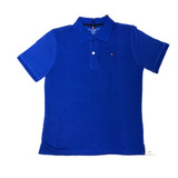 Camiseta Infantil Polo Azul Tommy Hilfiger Original