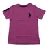 Camiseta Infantil Polo Ralph Lauren Rosa Big Pony Original