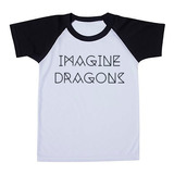 Camiseta Infantil Raglan Imagine