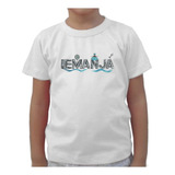 Camiseta Infantil Religião Iemanjá Orixá Umbanda 107