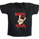Camiseta Infantil Rock N