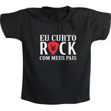 Camiseta Infantil Rock N