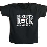 Camiseta Infantil Rock N