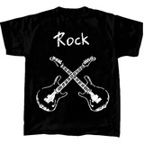 Camiseta Infantil Rock Personalizado
