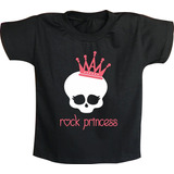 Camiseta Infantil Rock Princess