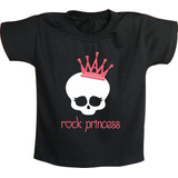 Camiseta Infantil Rock Princess