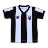 Camiseta Infantil Santos Branca