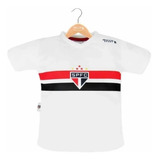 Camiseta Infantil São Paulo Original Branca Com Nota Fiscal
