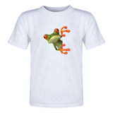 Camiseta Infantil Sapinho Engracado