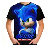 Camiseta Infantil Sonic Filme