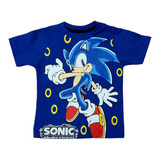 Camiseta Infantil Sonic 