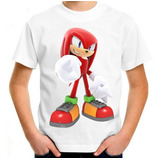 Camiseta Infantil Sonic The