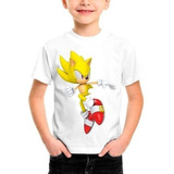 Camiseta Infantil Super Sonic