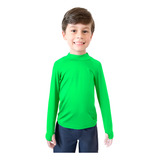 Camiseta Infantil Térmica Dry Fit Proteção Uv Snowboard surf