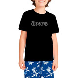 Camiseta Infantil The Doors Banda Rock Kids Juvenil Criança 