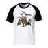Camiseta Infantil Tipos De Dinossauro T-rex Pterodátilo