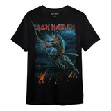 Camiseta Iron Maiden Samurai