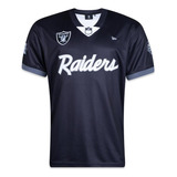 Camiseta Jersey New Era Las Vegas Raiders Core Nfl 100 Preto