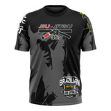 Camiseta Jiu-jitsu Esportiva Camisa Dry Fit Proteção Solar