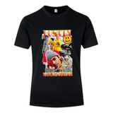 Camiseta Justin Bieber Happy