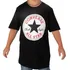 Camiseta Juvenil, Converse All Star, Cor Preta, Tam. M 10-12
