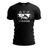 Camiseta Kakashi Hatake Sharingan Naruto Anime Sensei