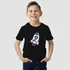 Camiseta Katlen Infantil Frase Zoom Boom Foguetinho Video Fã