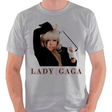 Camiseta Lady Gaga Cinza