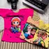 Camiseta Led Vários Personagens Infantil Tam 2 Ao 12