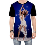 Camiseta Long Line Beyonce