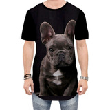 Camiseta Long Line Buldogue