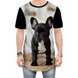 Camiseta Long Line Buldogue