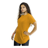Camiseta Long Line Feminina