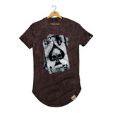 Camiseta Longline Estonada Camisa