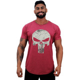 Camiseta Longline Justiceiro Punisher