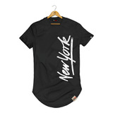 Camiseta Longline New York